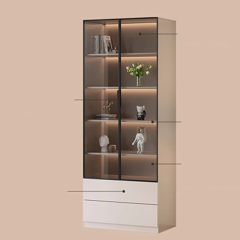 

Luxury Wood Living Room Cabinets Mobile Librero Filing Storage Cabinets House Container Organizer Wine Gabinete Hotel Furniture