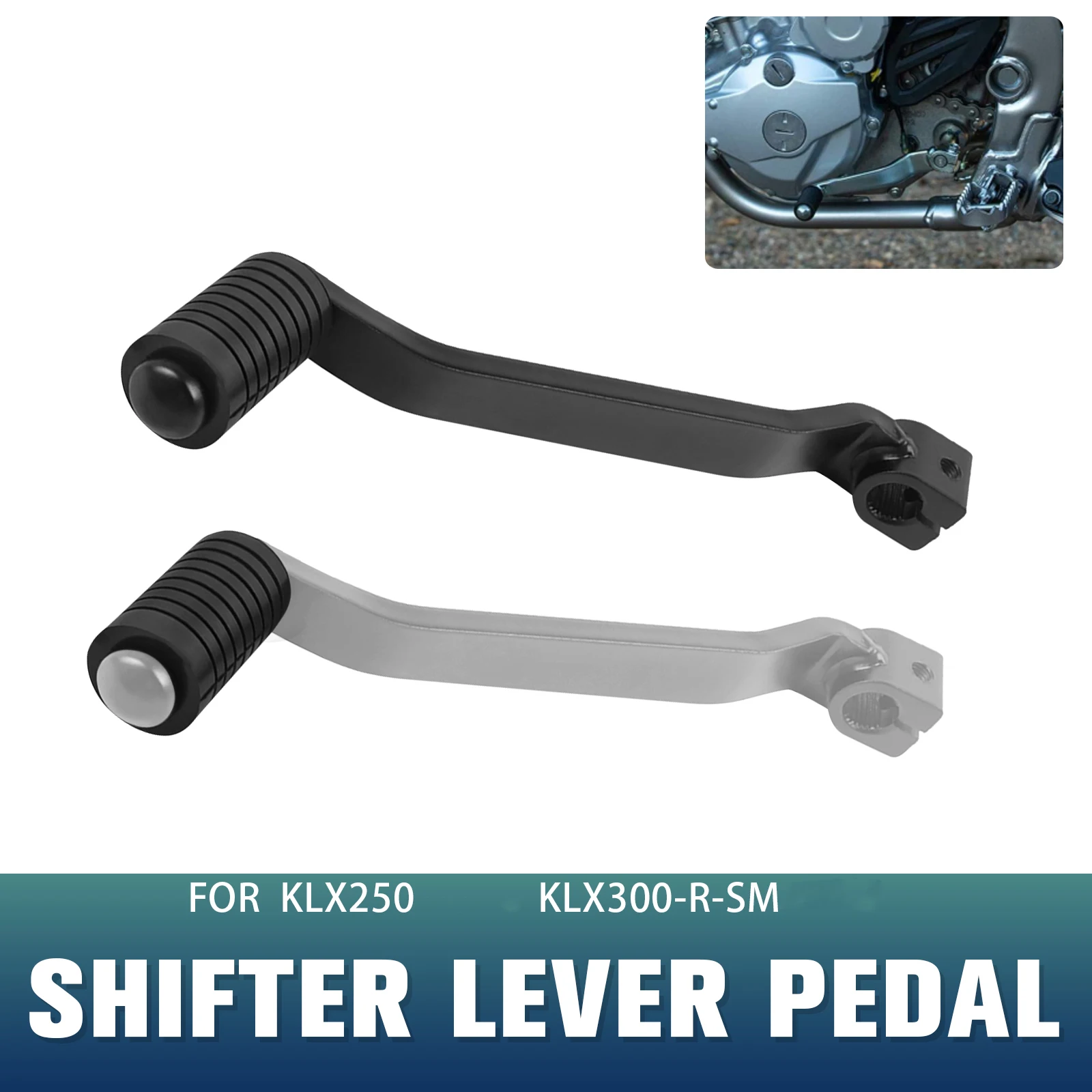 

Для Kawasaki KLX250 2006-2020 KLX300 KLX300R KLX300 SM 2020-2025 KLX 250 300 KLX300/R/SM рычаг переключения передач, рычаг педали