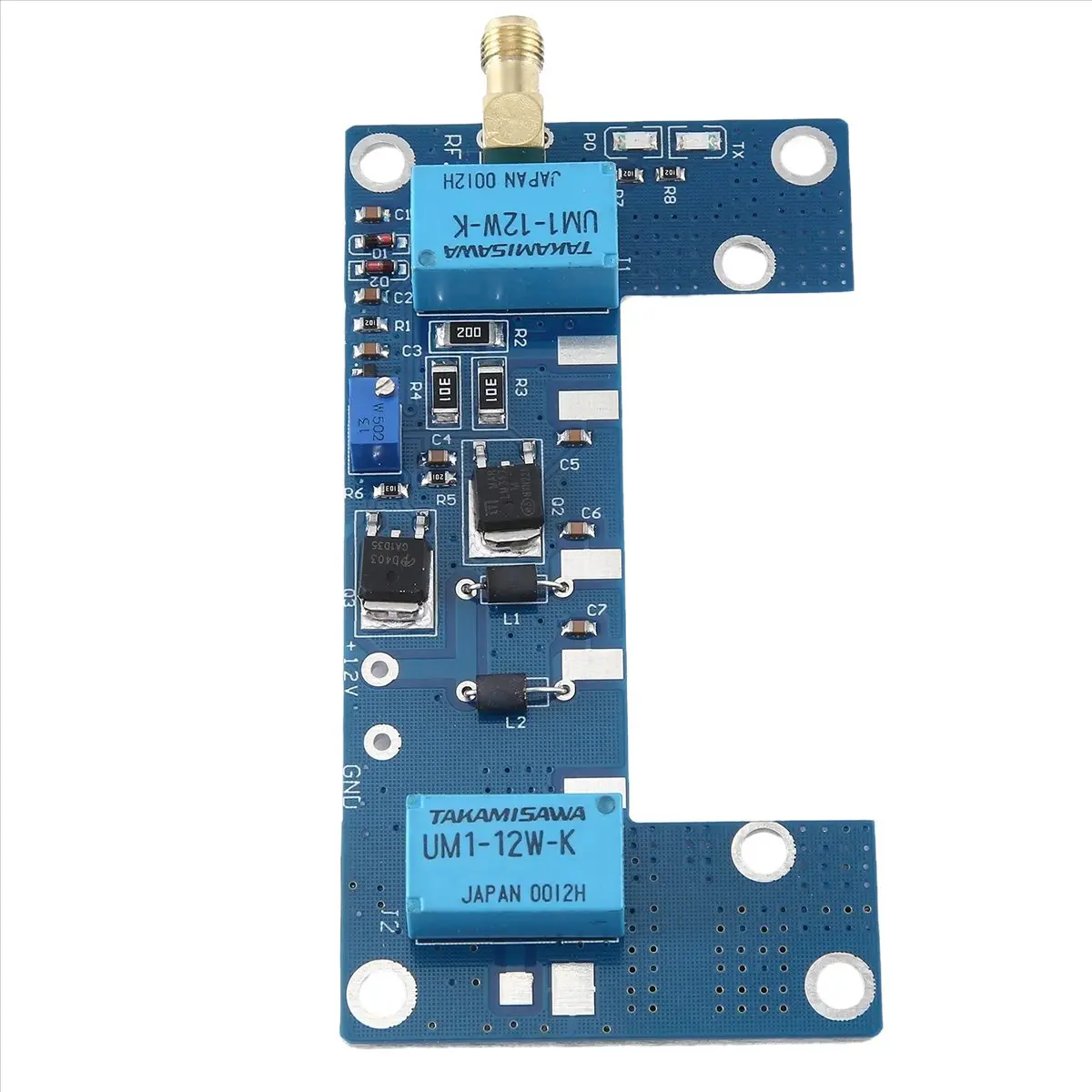 A64I 70W Radio Power Amplifier Board Transceiver Conversion for RA30H4047M RA60H4047M Ham UHF VHF Walkie-Talkie 130-170M
