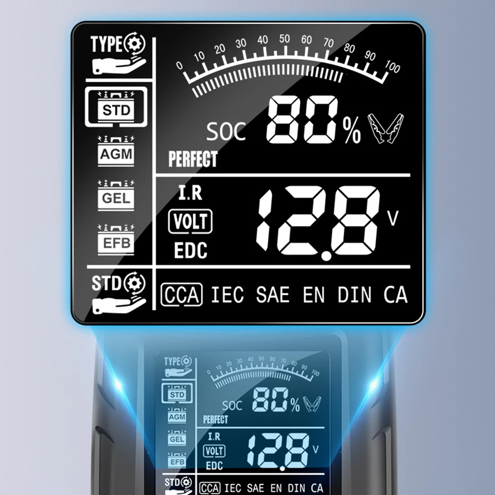 أداة تشخيص محلل بطارية الرصاص الحمضية للسيارة AGM WET CA SLA