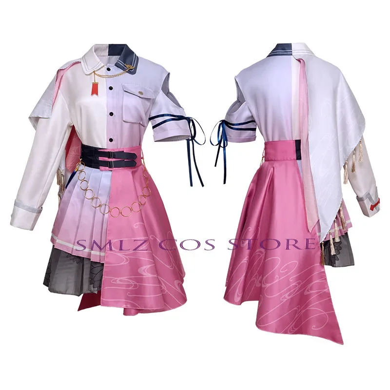 Anime Project Sekai Cosplay 4th Ootori Emu Otori Emu Cosplay Costumes Girl Pink Dress Wig Suit Party Play Outfits for Women