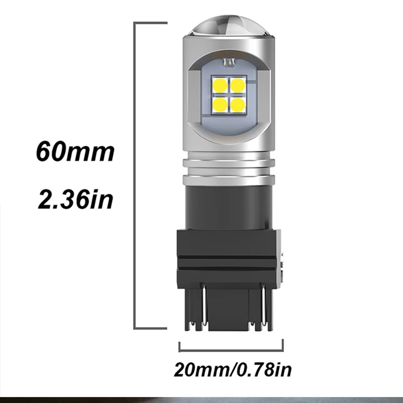 3157 P27/5W P27/7W T25 LED Bulbs Daytime Running Lights DRL Brake Light 12V Car Accessories For Audi A4 B8 A6 S6 C7 A3 8V A5 Q5