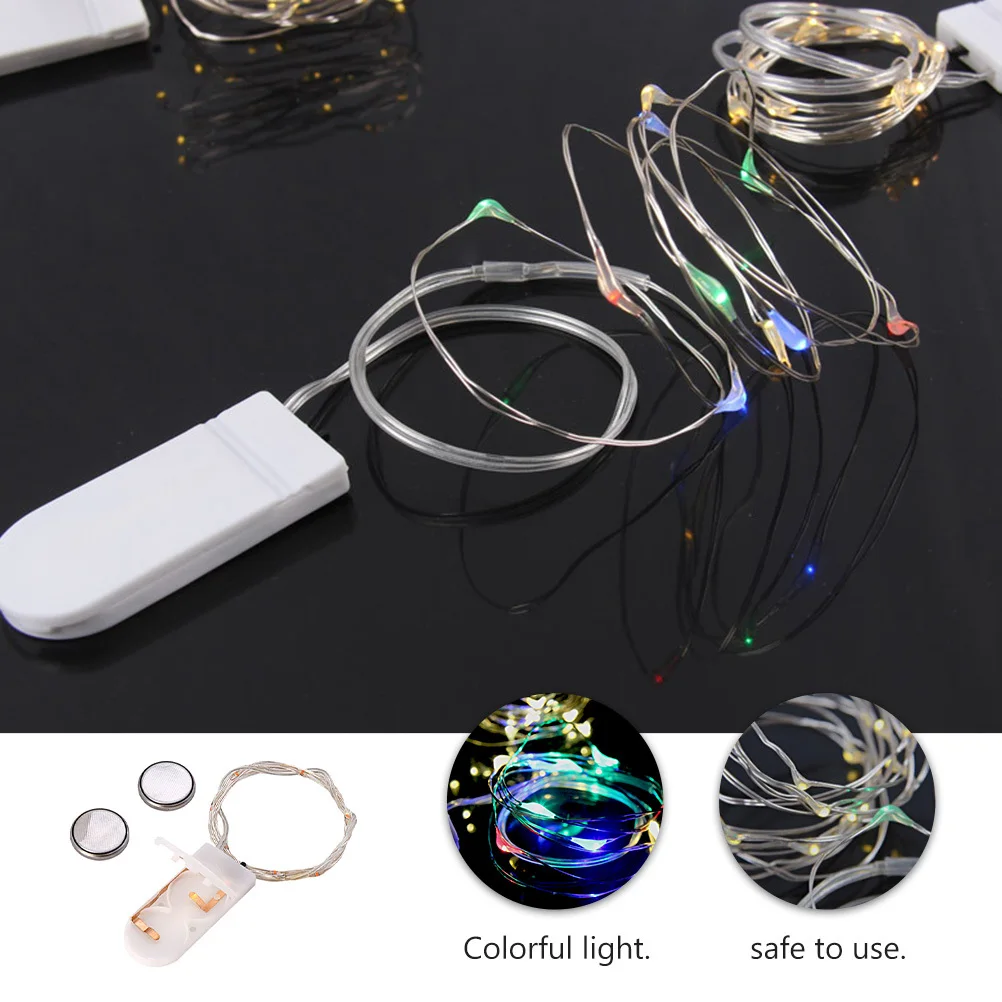 1Pcs LED String Lights Colorful 1 Meter Christmas Bouquet Decorative Lamp Party Festival Garden Home Patio Lighting
