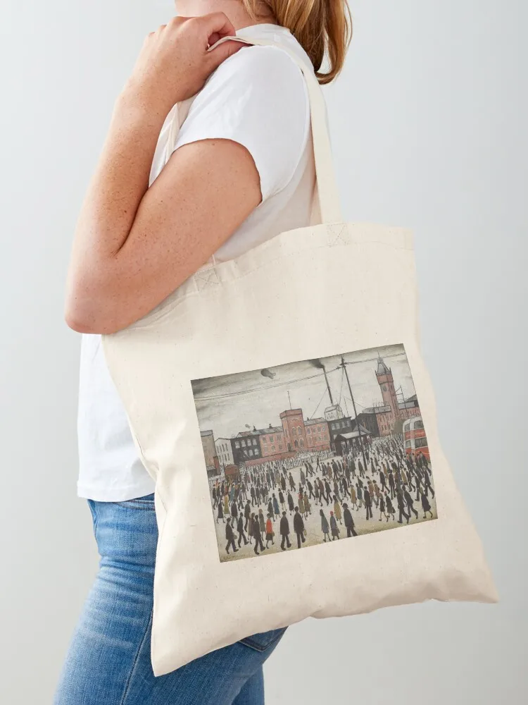 

Going To Work (1943) by L S Lowry Tote Bag Gift bags canvas tote tote bag custom