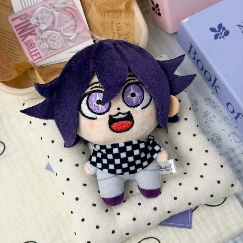 Anime NEW Danganronpa Plüschpuppe Naegi Makoto Saihara Shuichi Hinata Hajime Oma Kokichi 12cm Plüschtiere Schlüsselanhänger Geschenk – Detail 3