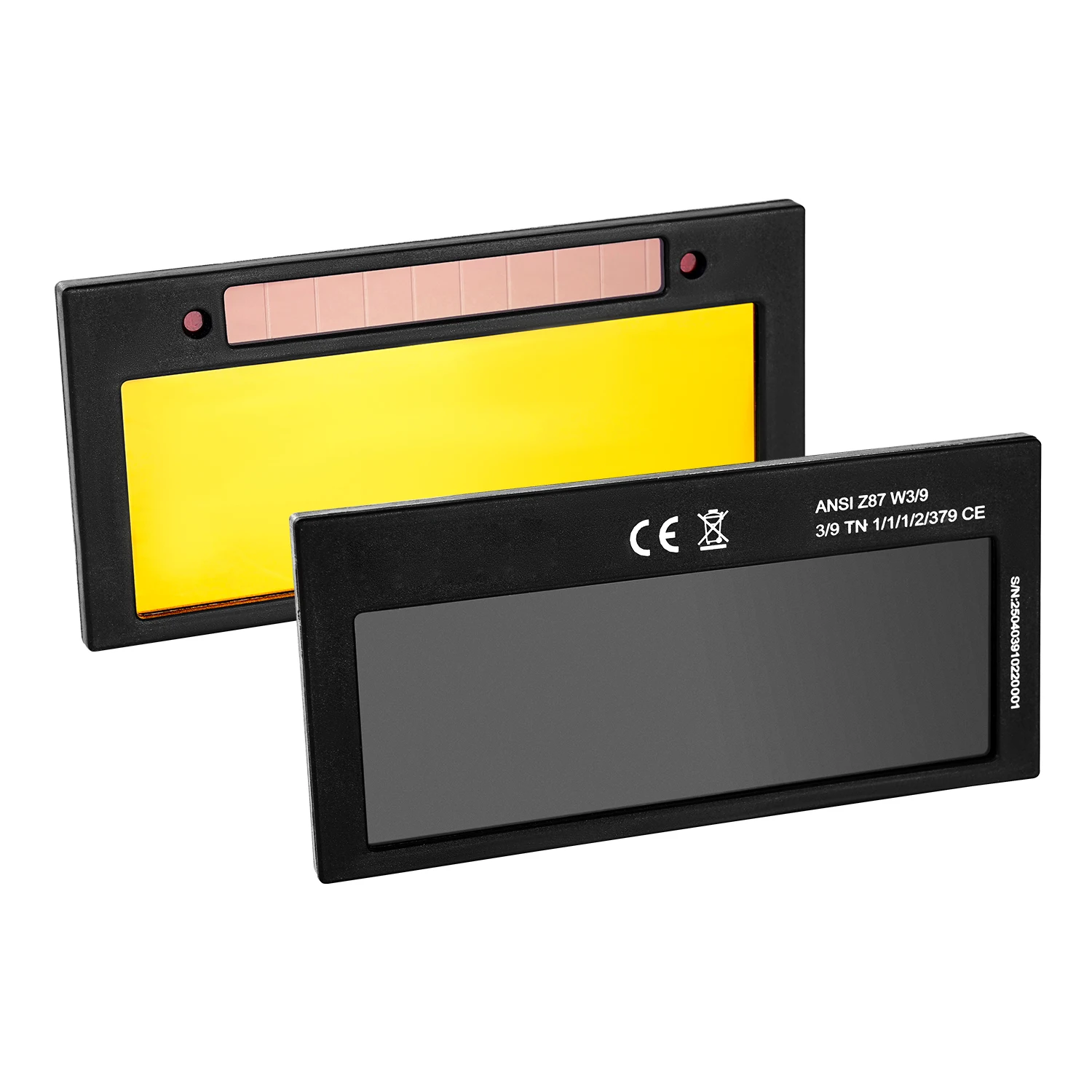 

SucceBuy Auto Darkening Welding Lens 4.25inch x 2inch with Dual Arc Sensors Compatible with Most Welding Helmets for TIG MIG MMA