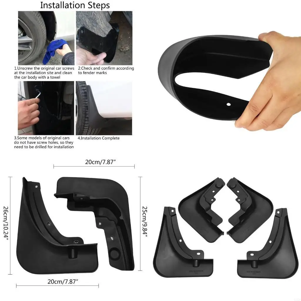 

Автомобильное крыло Jolion, задняя шина для ремонта крыльев, украшение, автоаксессуары, Стайлинг, простая установка, 4x X37F