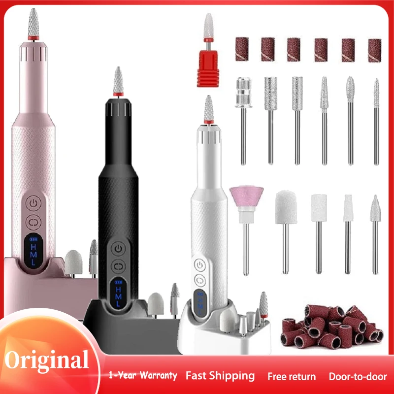 

Обновленная электрическая шлифовальная машинка для ногтей, портативная шлифовальная машинка для дизайна ногтей, Шлифовальная Пилка, ручка для удаления геля для ногтей, инструмент для маникюра третьего поколения M3