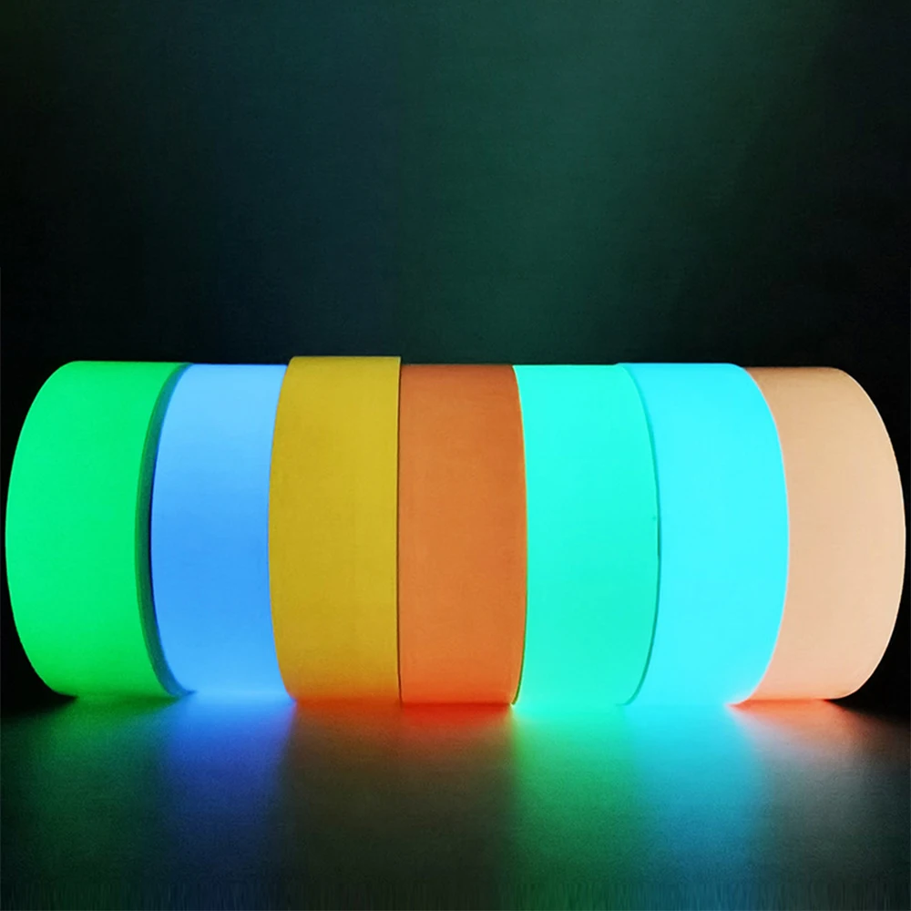 Luminous Tape 5 Meters Self-adhesive Glow Emergency Logo In The Dark Safety Stage Stickers Home Decor Party Supplies Decorative