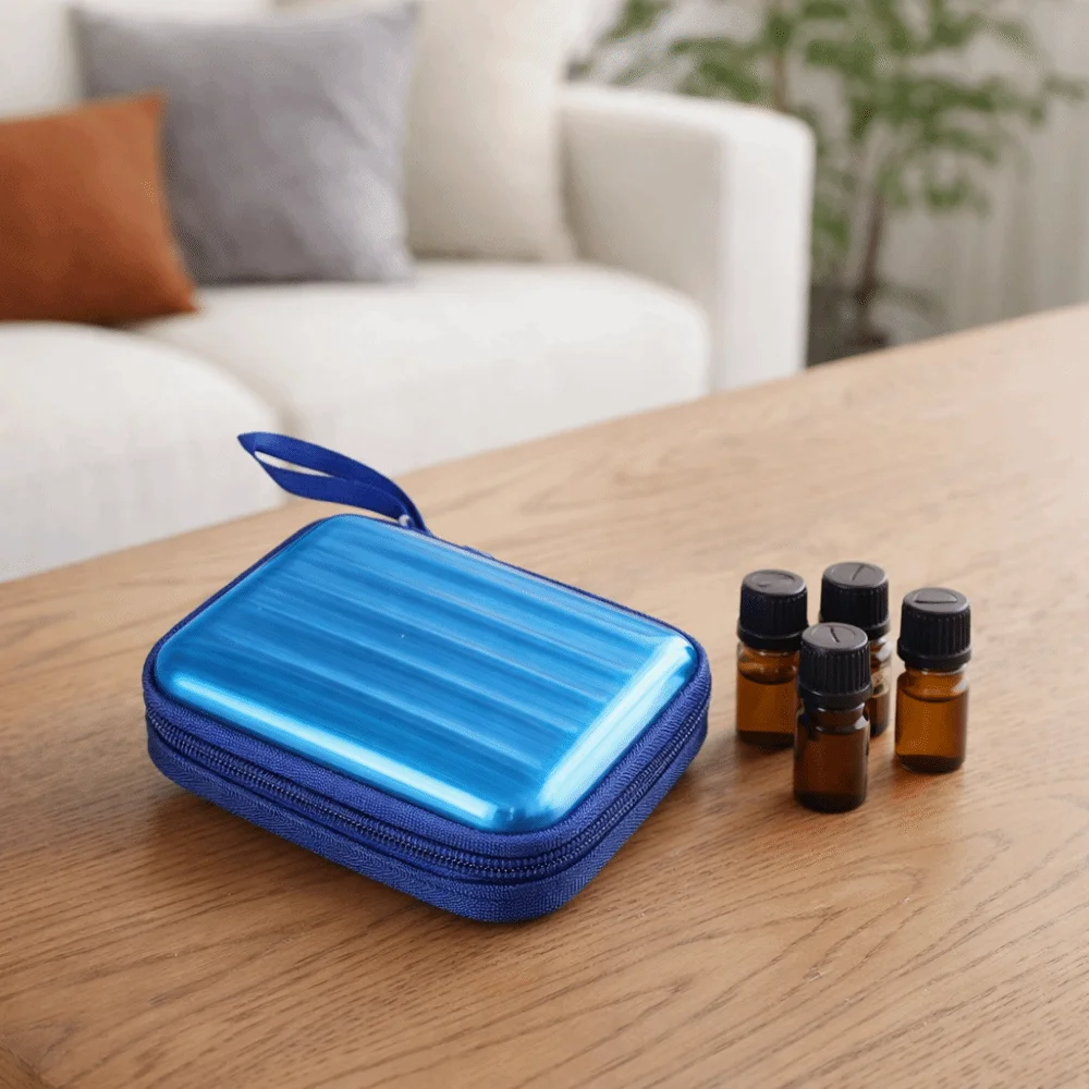 

15 Grids Essential Oil Case Tinplate Shockproof Oils Storage Organizer Moisture-proof Convenient Oil Essential Box Home