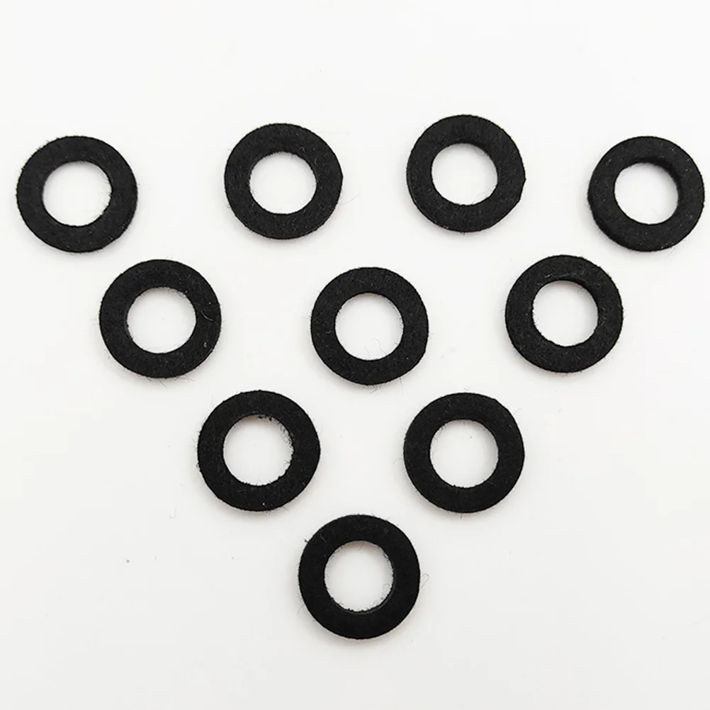 10 Pcs Trumpet Key Fix Supplies Felt Washers Pad Trumpets Accessory Accessories Pads Cushion