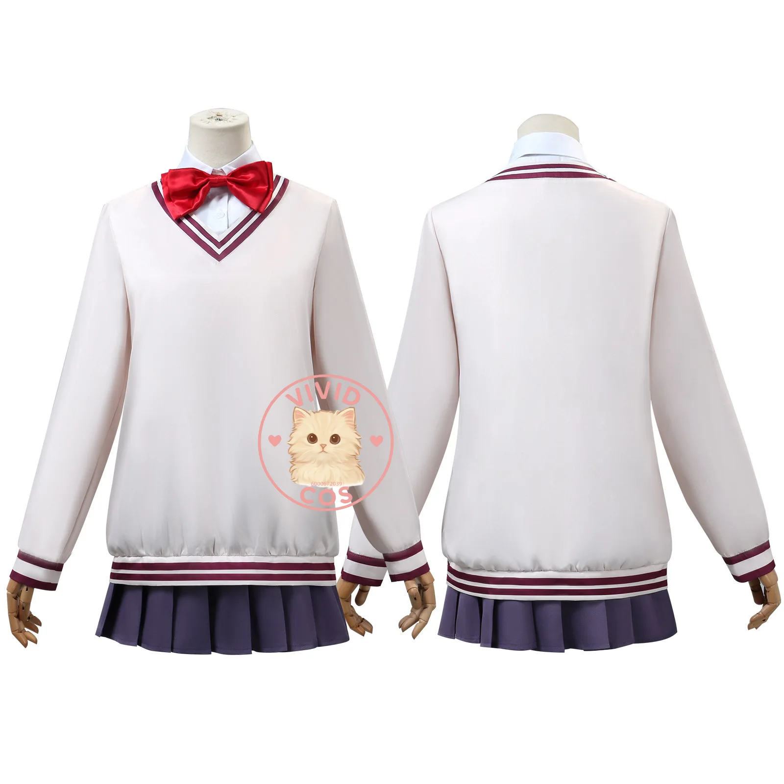 DAN DA DAN Costume Cosplay Anime Shiratori Aira Stile Scuola Donne Uniforme Gioco di Ruolo Parrucca da Donna Manga Convenzione Festa di Halloween