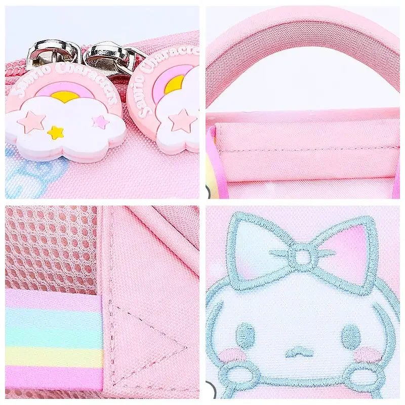 Sanrioed Cinnamoroll Anime urocza duża pojemność plecak dla dzieci tornistrów kreskówkowa torba na ramię prezent dla przyjaciela podróży ucznia