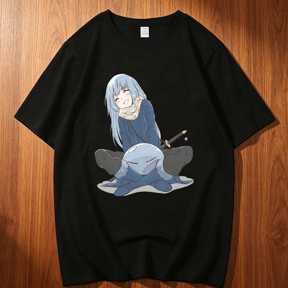 That Time i Got Reincarnated As a Slime cotton teen kawaii Comfortable Colorful t-shirt Trendy hip hop Y2k harajuku Vintage