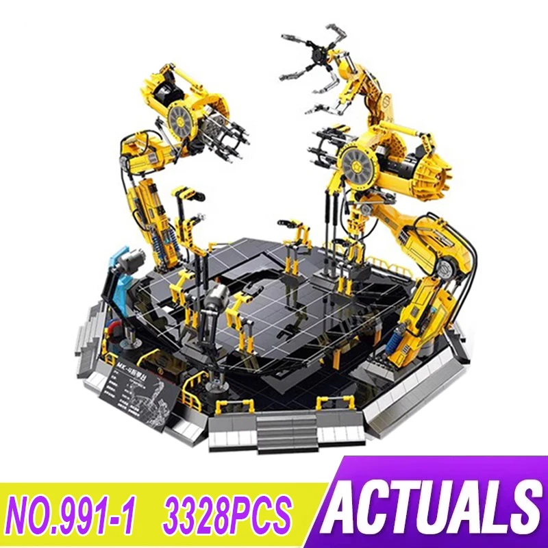 

New Technical MOC Mech Stations Compatible 76210 Building Blocks Bricks Puzzle Toy Birthday Gifts For Child