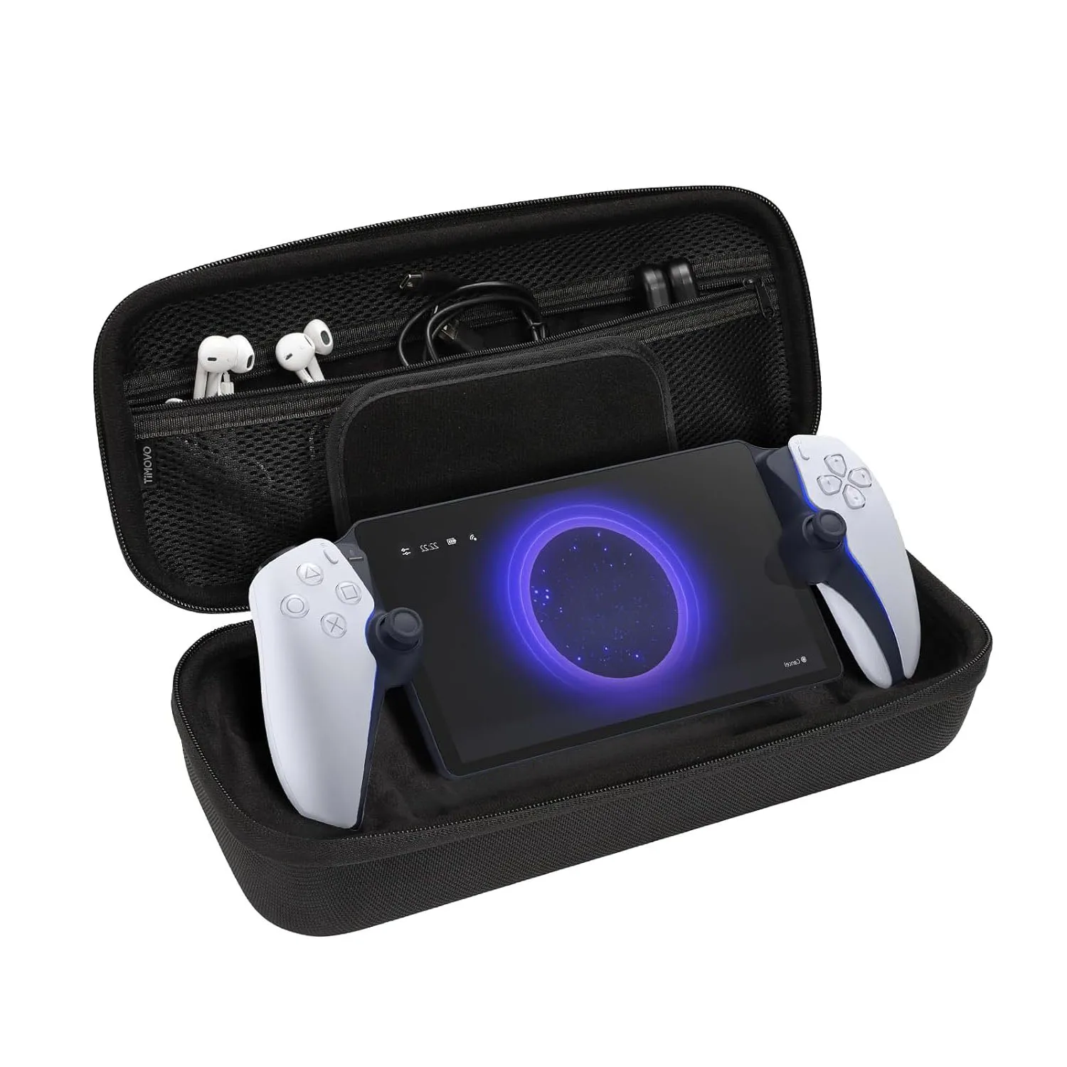 Portable PS5 Portal Travel Carrying Case Waterproof Storage Bag Protective Cover for Playstaion Portal Game Console Accessories