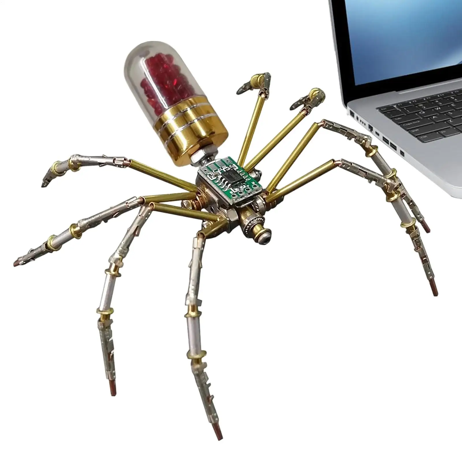 Puzzle araignée 3D mécanique en métal, décoration amusante pour la maison, modèle araignée, Kit de loisirs pour jeu de société, activités scolaires, loisirs, maison, famille