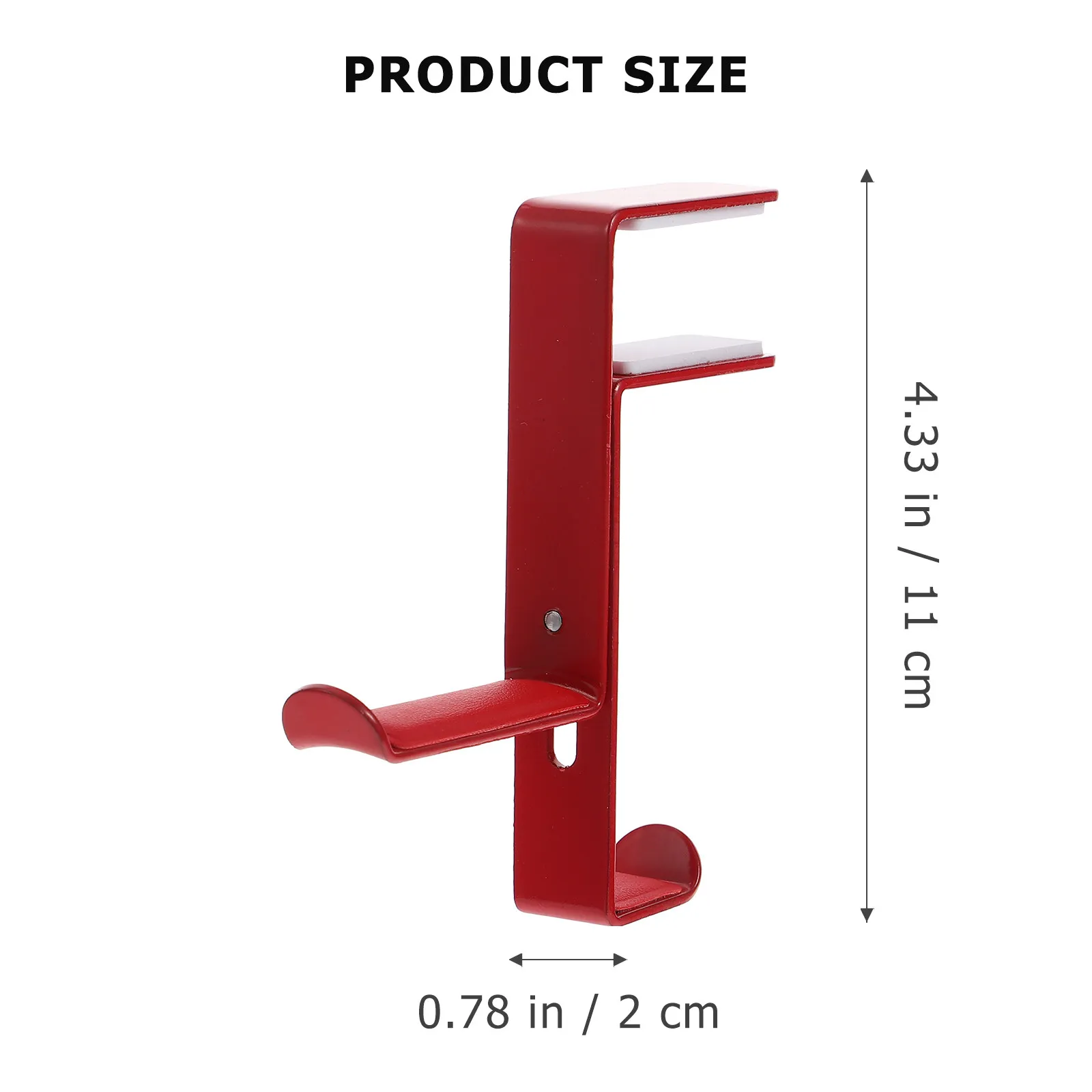 Heavy Duty Adjustable Headphone Rack Metal Under Desk Clamp Holder for Gaming Headset Desktop Cable Management Headset Stand