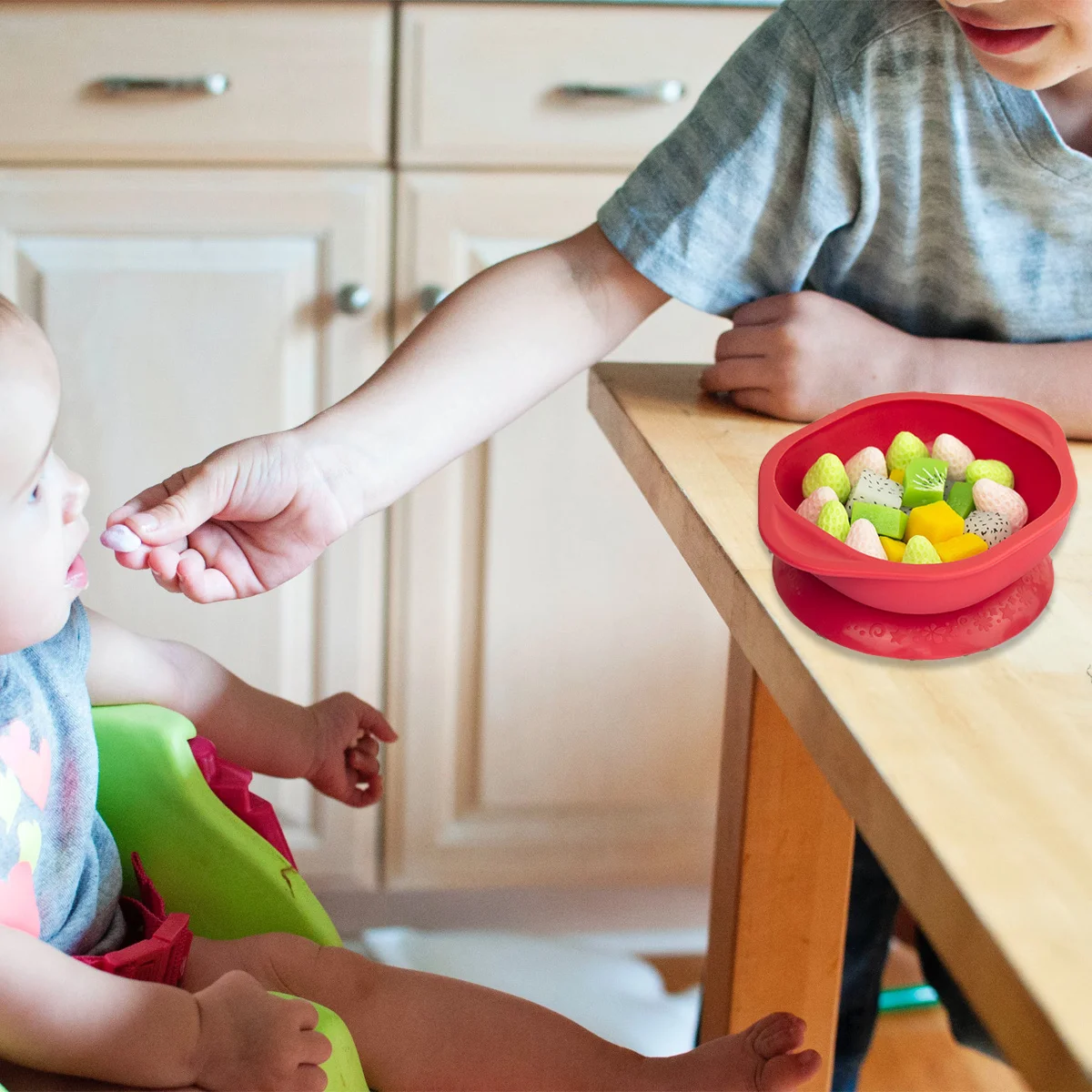 

Силиконовая присоска для ребенка, силикагель премиум-класса, посуда для малышей, неразливающая миска для кормления, детская тренировочная посуда для еды, безопасная миска для младенцев