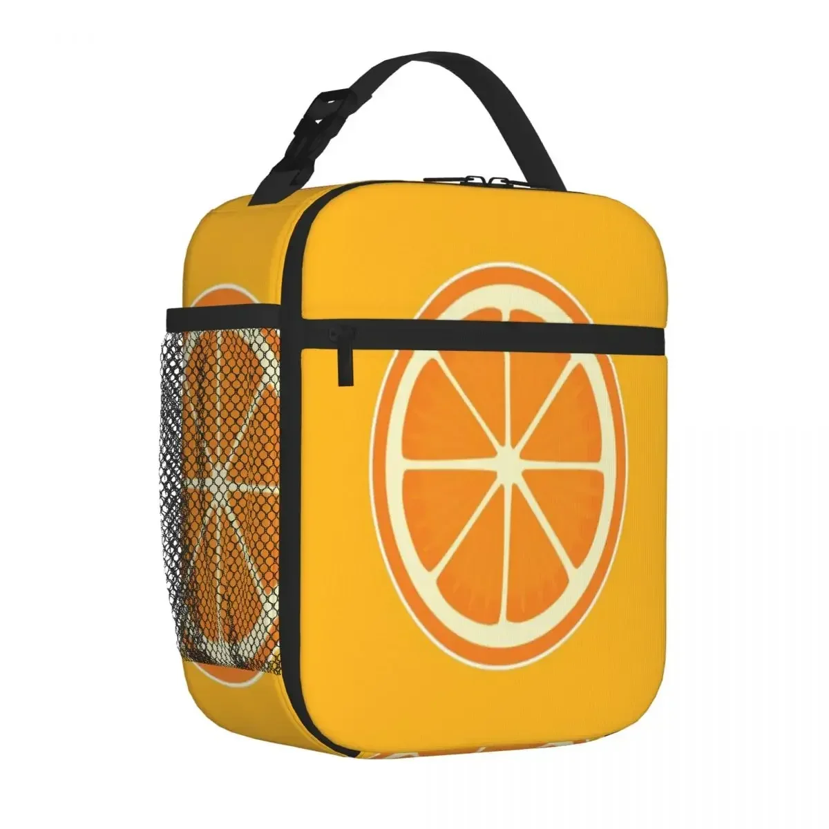 Hot Sale Orange Oversized Food Cooler Bag Outdoor Picnic Lunch Carrier