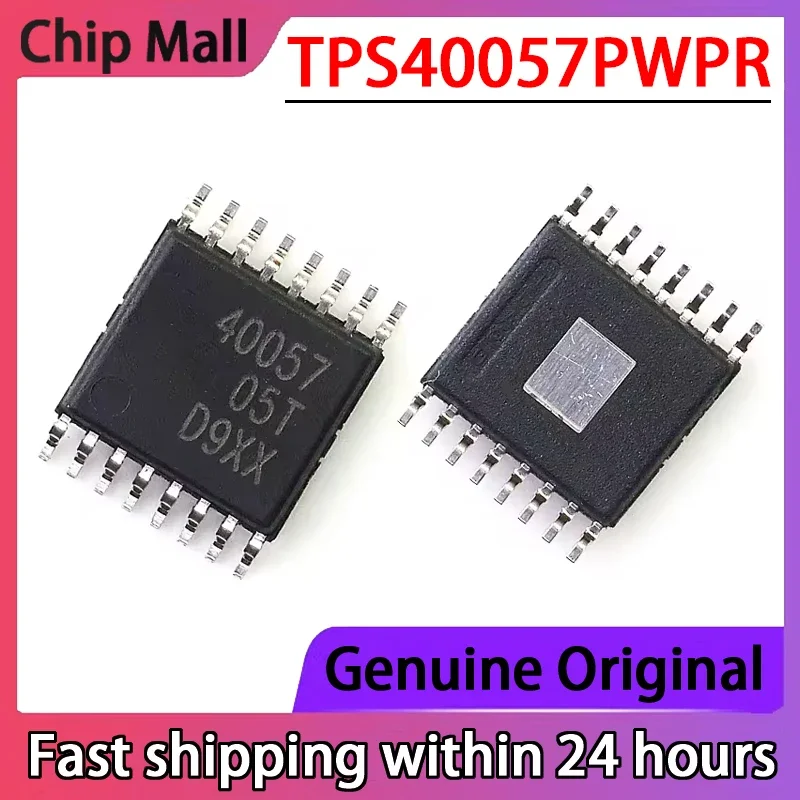 

5PCS Original New TPS40057PWPR TSSOP16 Silk Screen 40057 DC Voltage Reduction Controller