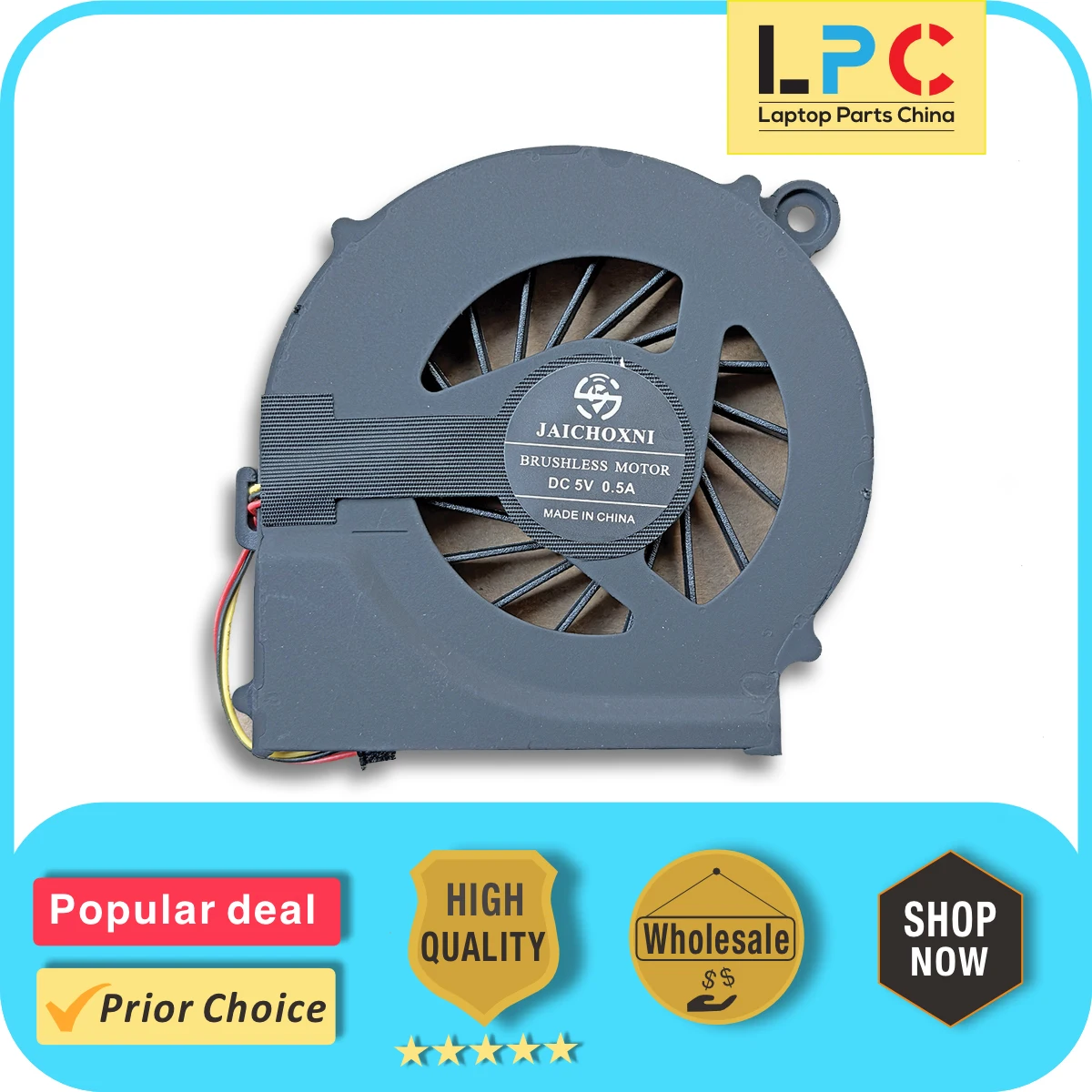 For HP Pavilion G7-1000 G6-1000  CQ42 CQ62 CQ56 CQ56z G62 G42  G62t G62m G62x Cooling Fan CPU DC 5V 0.5A  CQ62 646578-001