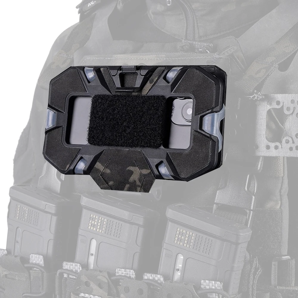 Soporte táctico MOLLE para móvil – Envoltura plegable con cinta mágica - imagen 2
