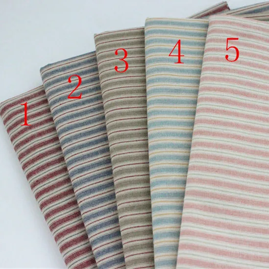 50*70cm DIY Japan Little Cloth group Yarn-dyed fabric,for sewing Handmade Patchwork Quilting , stripe 1 Style/lot