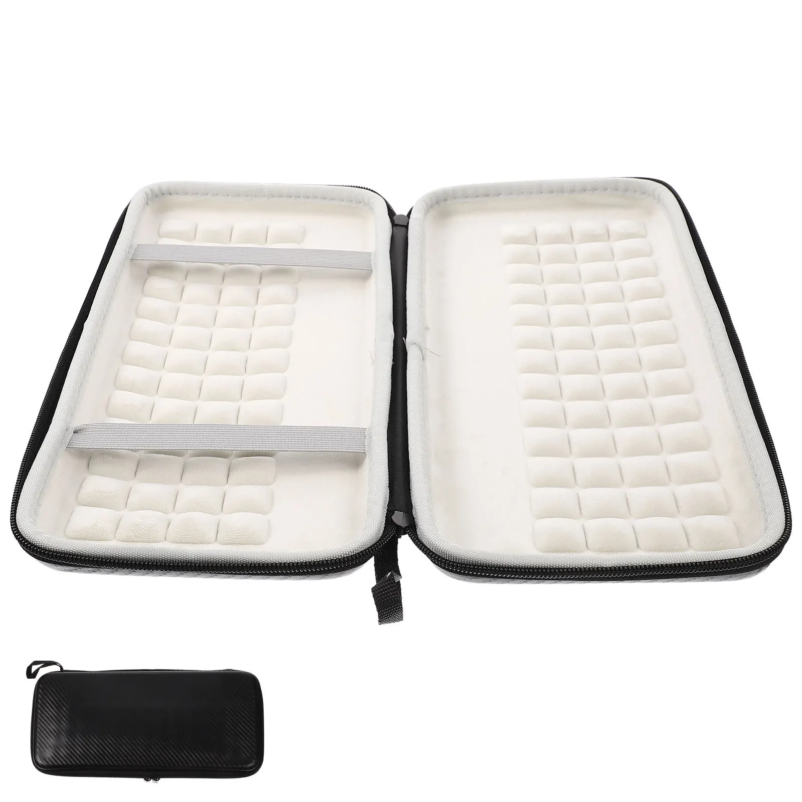 

PU Keyboard Storage Case Lightweight Protective Zipper Sleeve Portable Mechanical Wireless Keyboard Carrying
