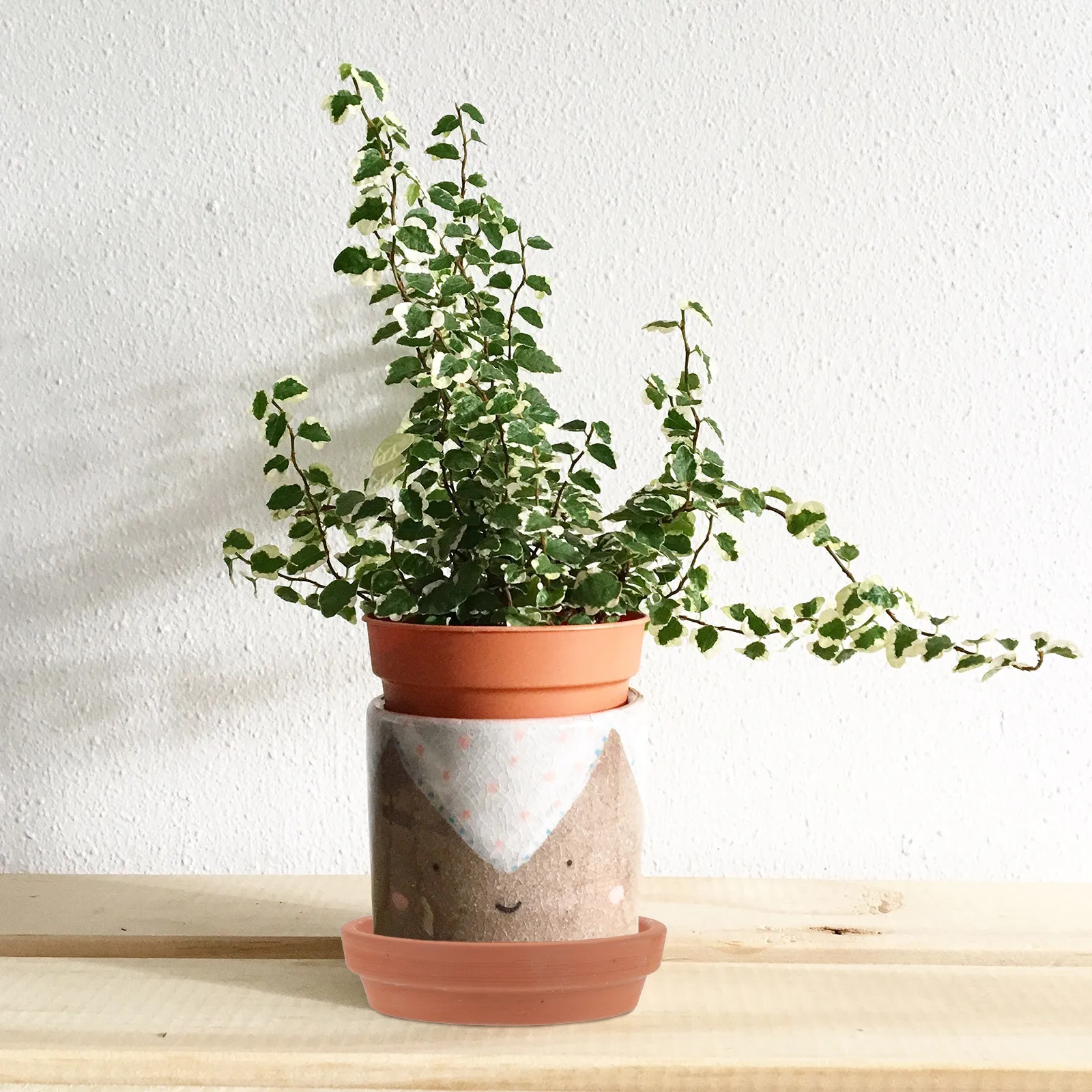 5個セット-陶器製植木鉢受け皿-赤粘土製フラワーポットトレイ-植物水受け皿-庭園室内用-水受けトレイ