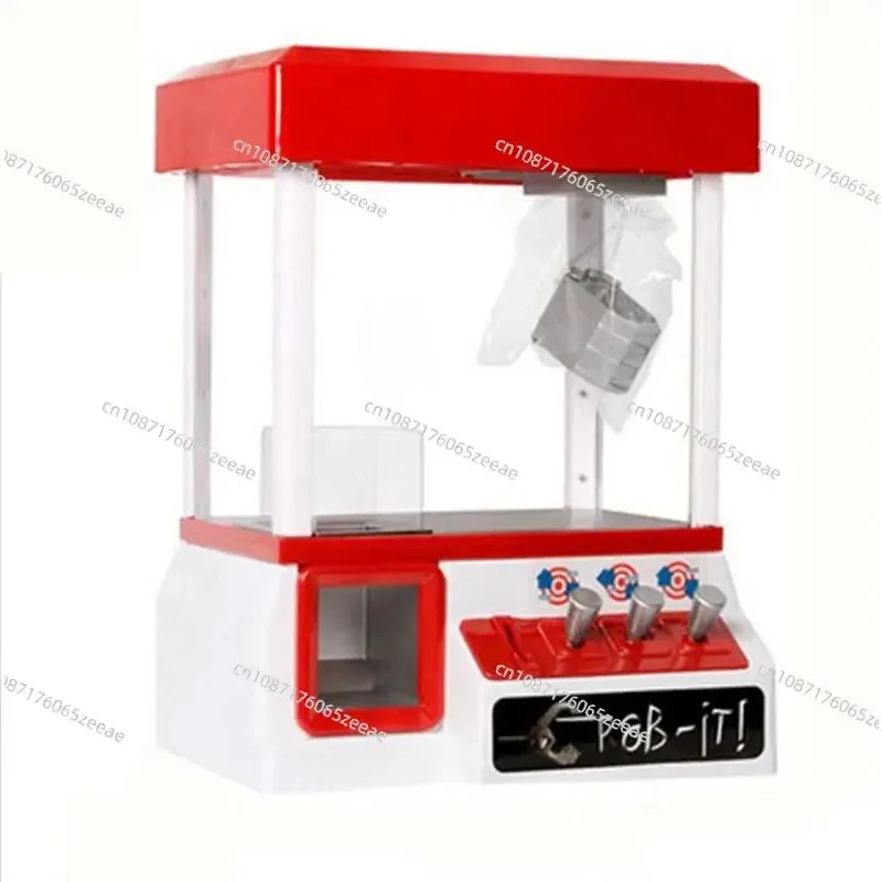 Candy Clamp Doll Portable Game Machine Clamp Doll Arcade Coin-Operated Crane Game, Automatic Vending Amusement Toy