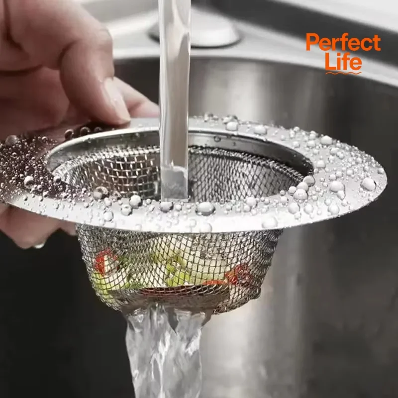 Kitchen sink strainer stainless steel sink funnel anti blocking Sink Dishwasher basin floor drain sewer hair strainer