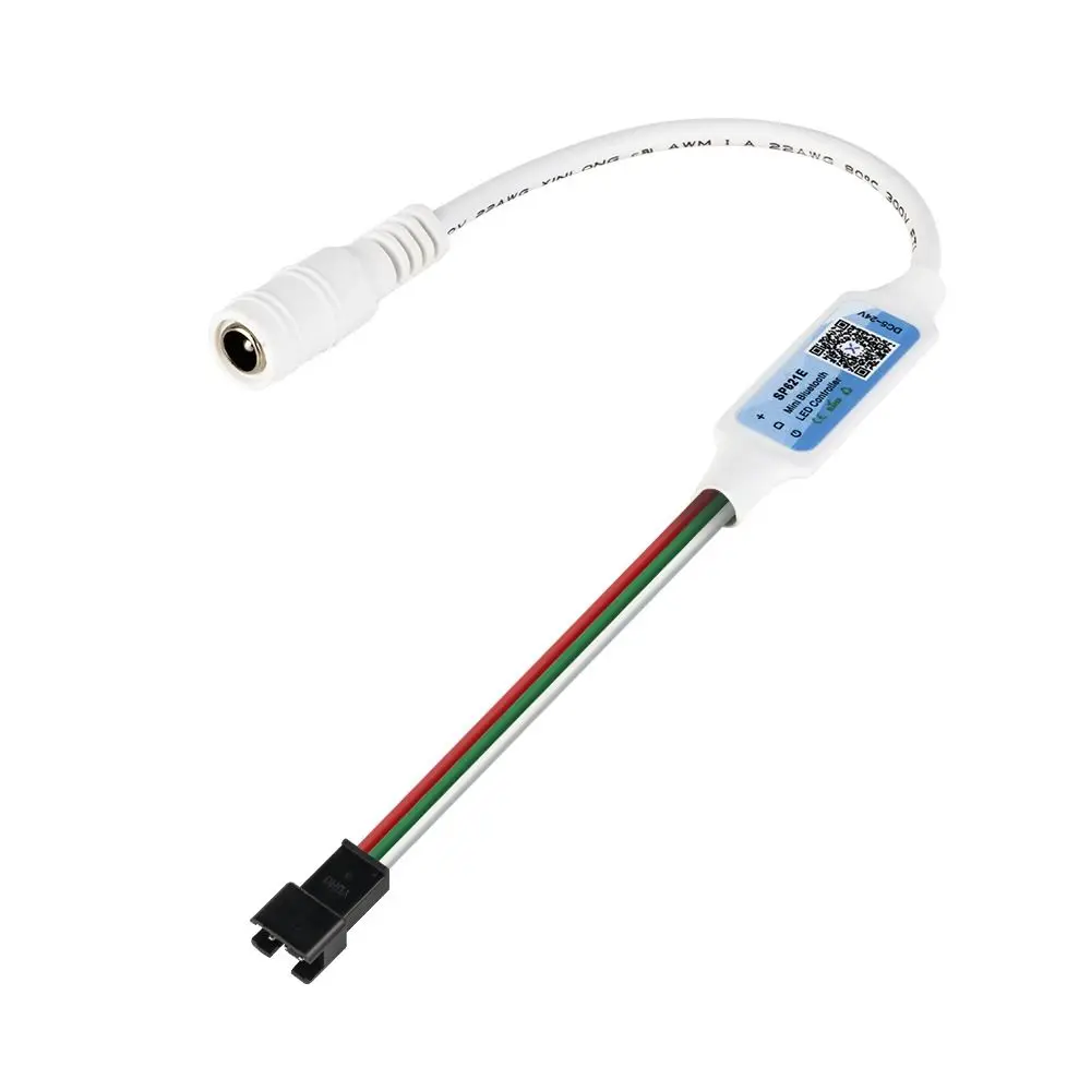 Mini Music Bluetooth App Controller for WS2812 WS2811 Piexls Addressable LED Strip Light Controller Accessories DC5-24V