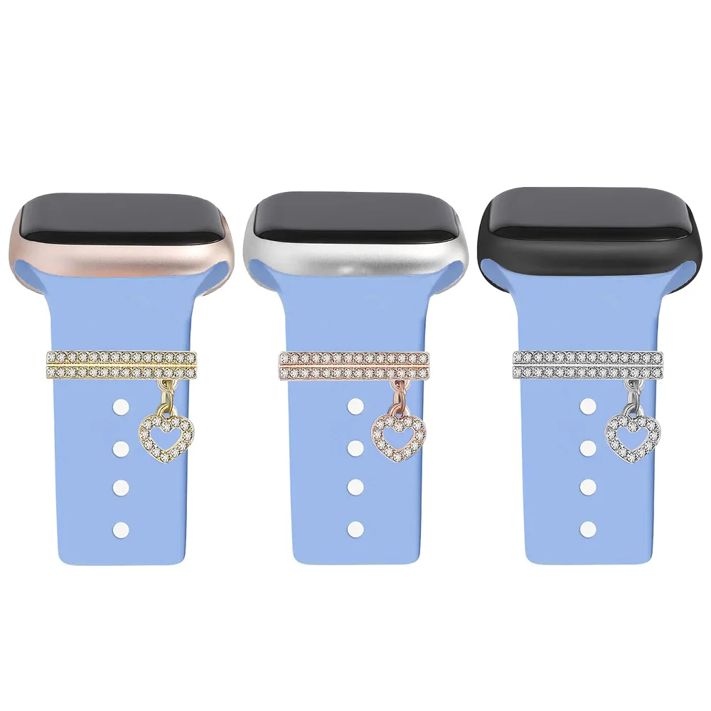 1 PCS Of New Glamorous Crystal Alloy Watch Band Charms - Sparkling Accent for IPhone Watch - Compatible with 38, 40, 41, 42mm