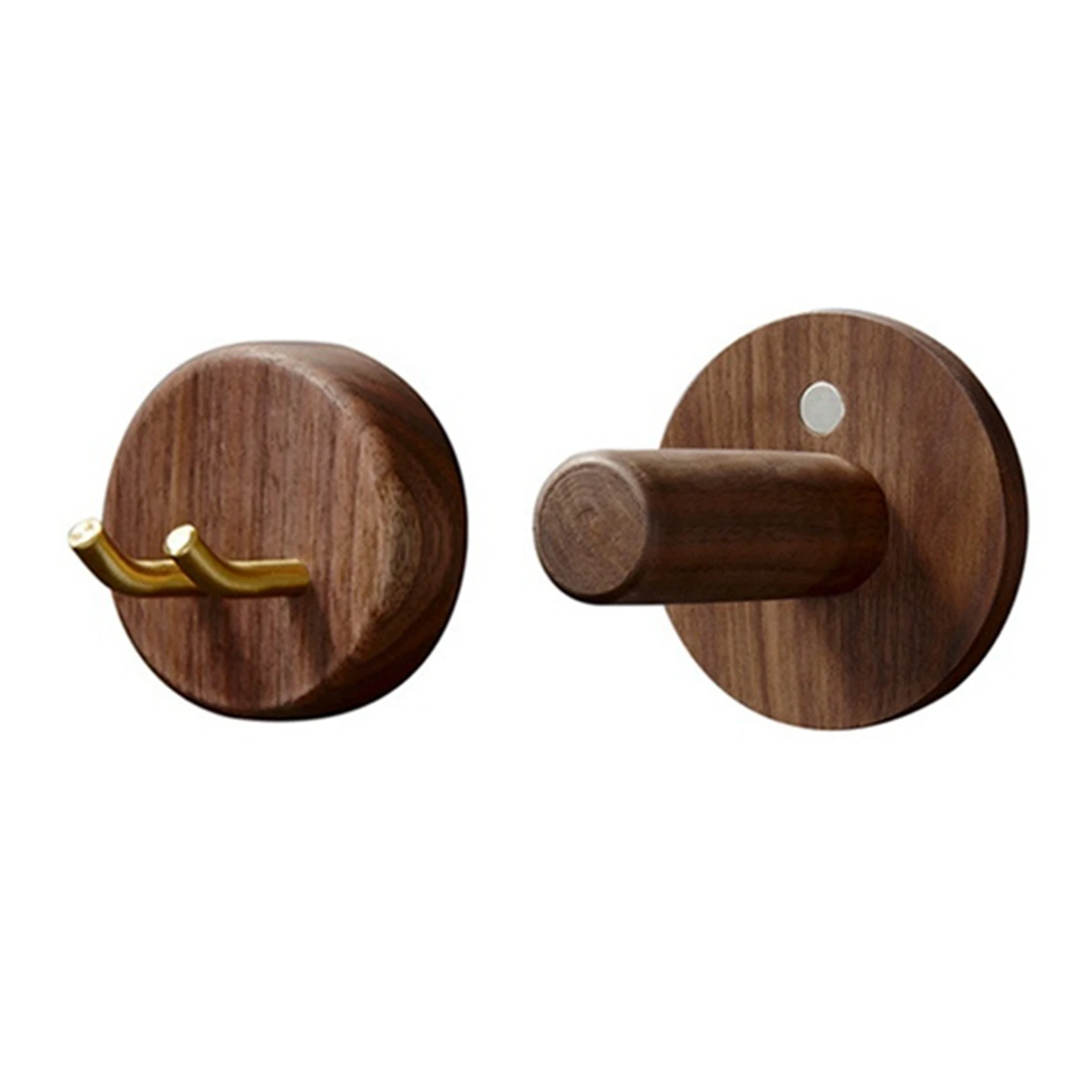 El nuevo juego de soporte para secador de pelo montado en la pared para soporte de madera maciza accesorios de baño estante organizador B
