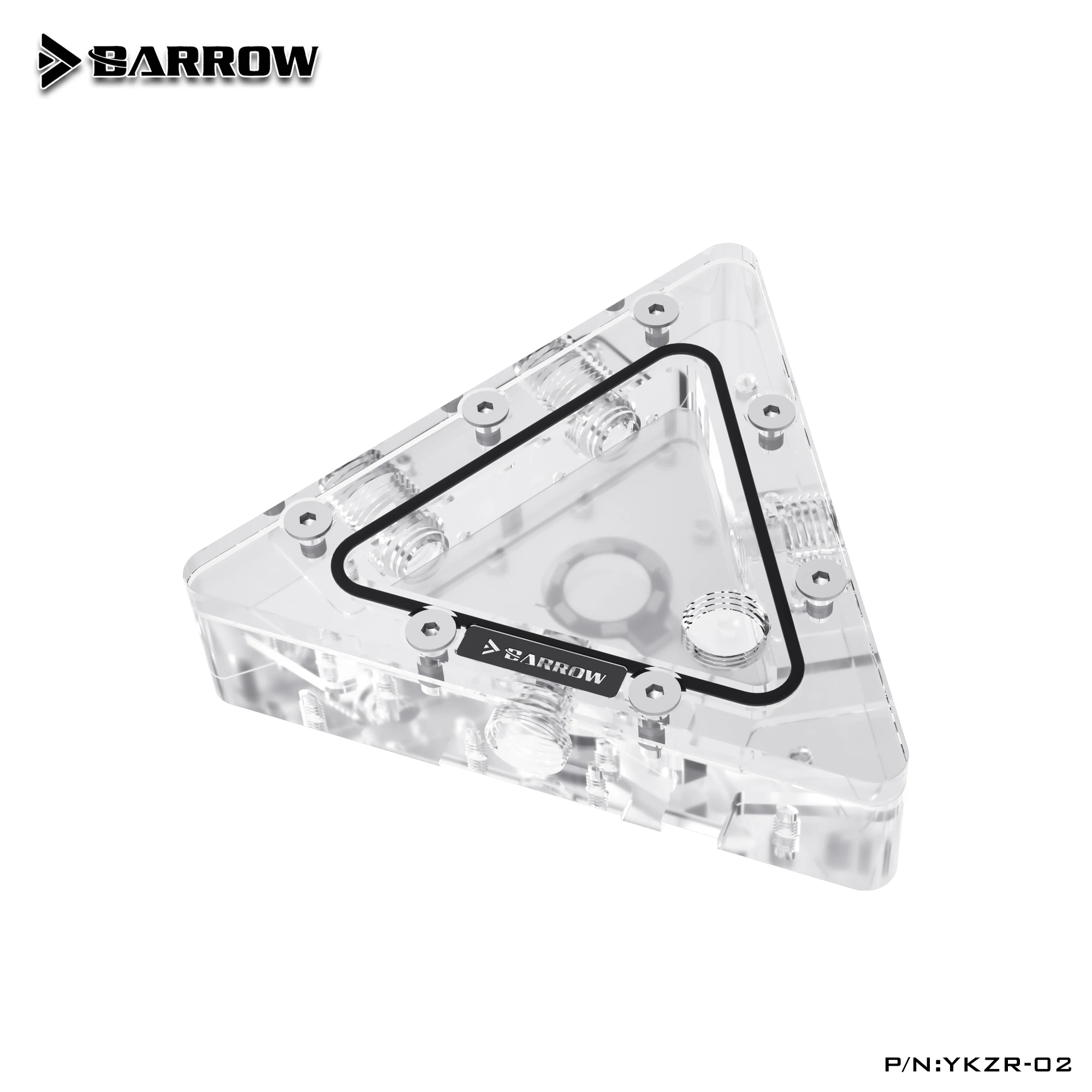 Barrow YKZR-02 Reservoir Combination Split Triangle Water Tank Acrylic G1/4 Thread 30ML Capacity Water Cooling System