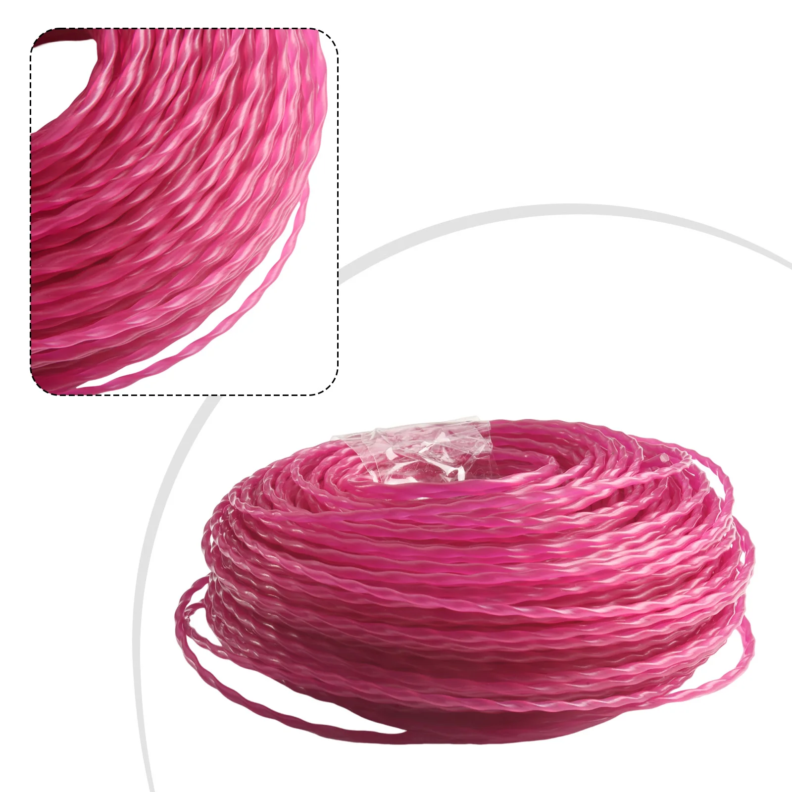 Garden 3mm 75M Replacement Trimmer Line Trimmer Line Spool Precise Cutting Professional Grass Trimmer Brushcutters