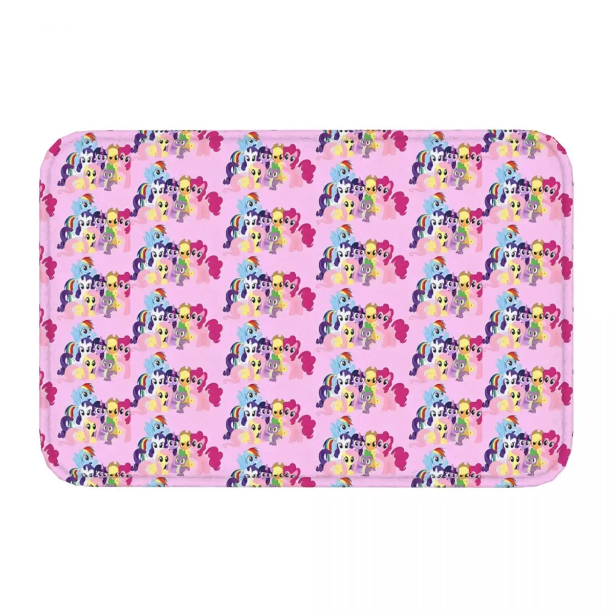 MLP Mane 6 Backpack Bedroom Mat My Little Pony Doormat Kitchen Carpet Outdoor Rug Home Decor