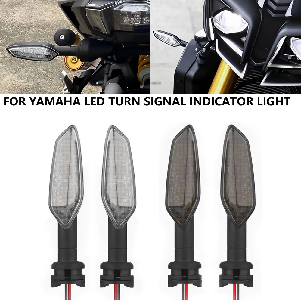 LED Turn Signal Light For YAMAHA MT07 Tenere 700 XJ6 FZ6 MT09 Tracer 900 MT10 MT03 FZ25 Motorcycle Flashing Directional Flasher