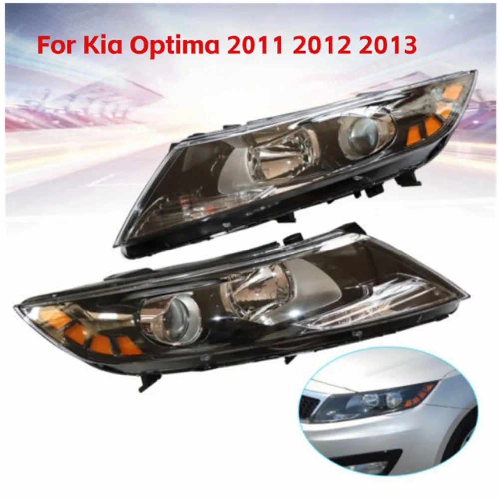 

For Kia Optima 2011 2012 2013 Halogen Pairs 11 12 13 Headlights Headlamps LH+RH Available