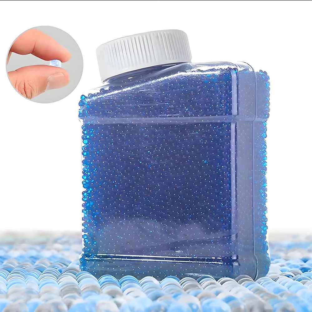 7-8mm 블래스터 비즈 탄약 블래스터 건 피스톨 장난감 총 액세서리 스플래터 볼 건 데스크탑 병 장식