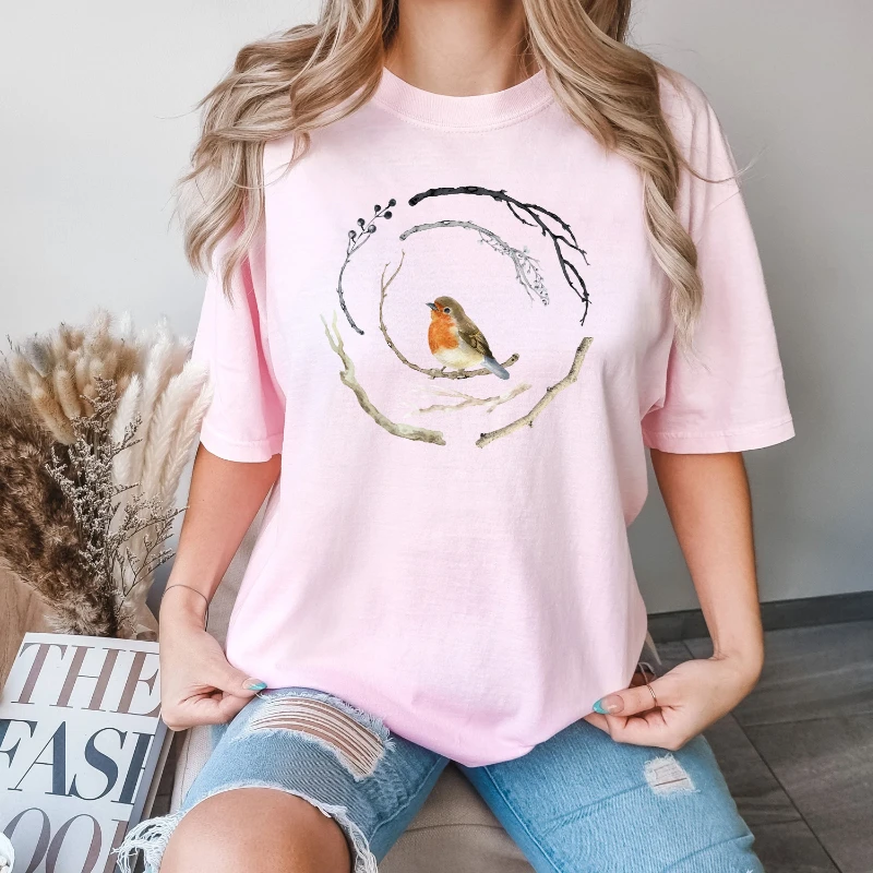 

Comfort Colors® Bird T Shirt, Bird Lover Shirt, Nature Shirt Cute Bird Shirt, Nature Lover Shirt, Animal Lover Shirt, Bird Peace