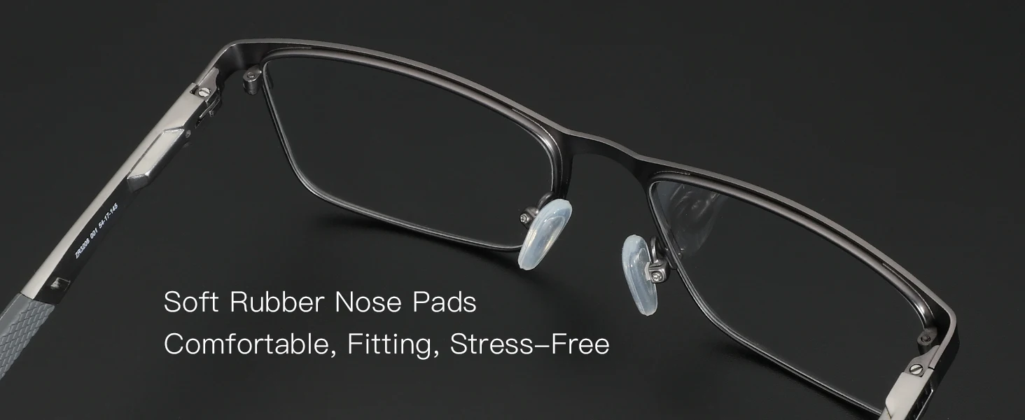ZENOTTIC Quadratische Brille mit Carbonfaser-Rahmen für Herren, optische Brille ohne Sehstärke mit Blaulichtfilter für den Computergebrauch – Detail 6