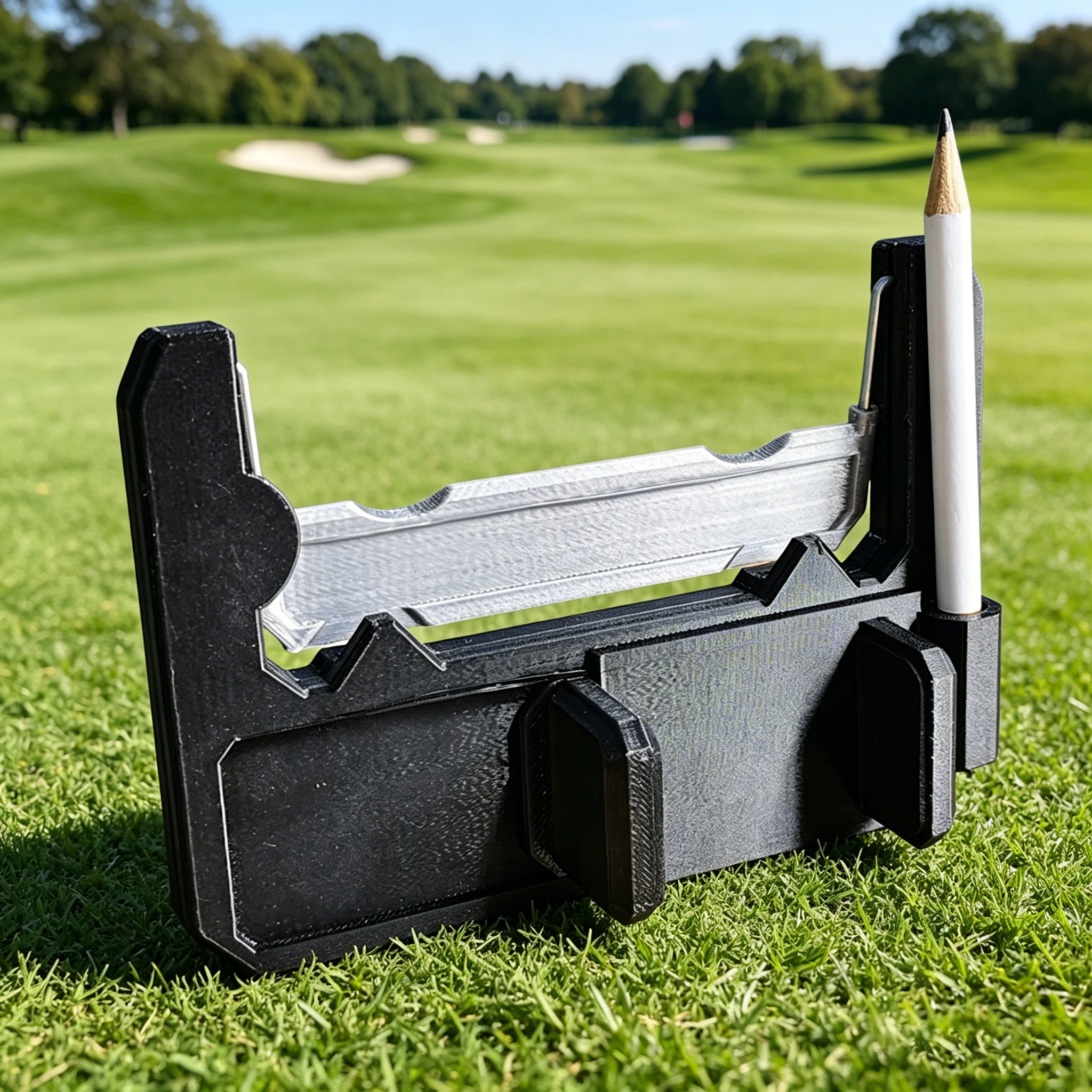 Flip Up Golf Cart Phone Holder Non-Slip Golf Cart Steering Wheel Phone Stand Adjustable Angle Essentials Gift for Men Women