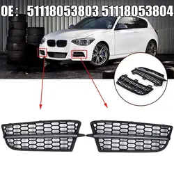Left Right Front Bumper Fog Light Grille Grill Cover For BMW 1 Series F20 F21 2011 2012 2013 2014 2015 51118053803 51118053804
