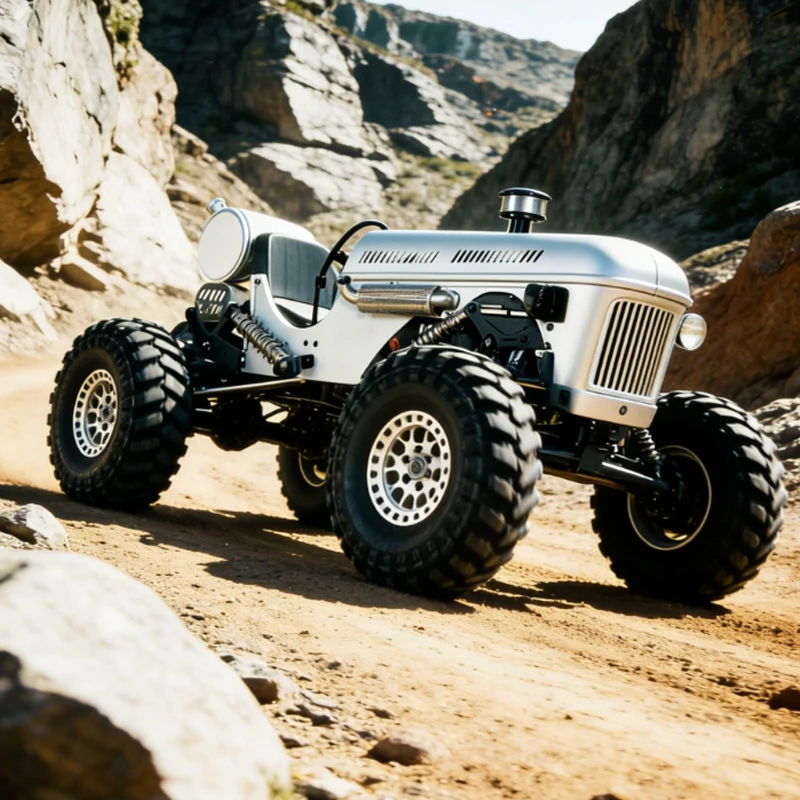 

ARESC Tugou No.1 1/10 Remote Control Metal Professional Climbing Vehicle Off road Vehicle Agricultural Tractor Car Model