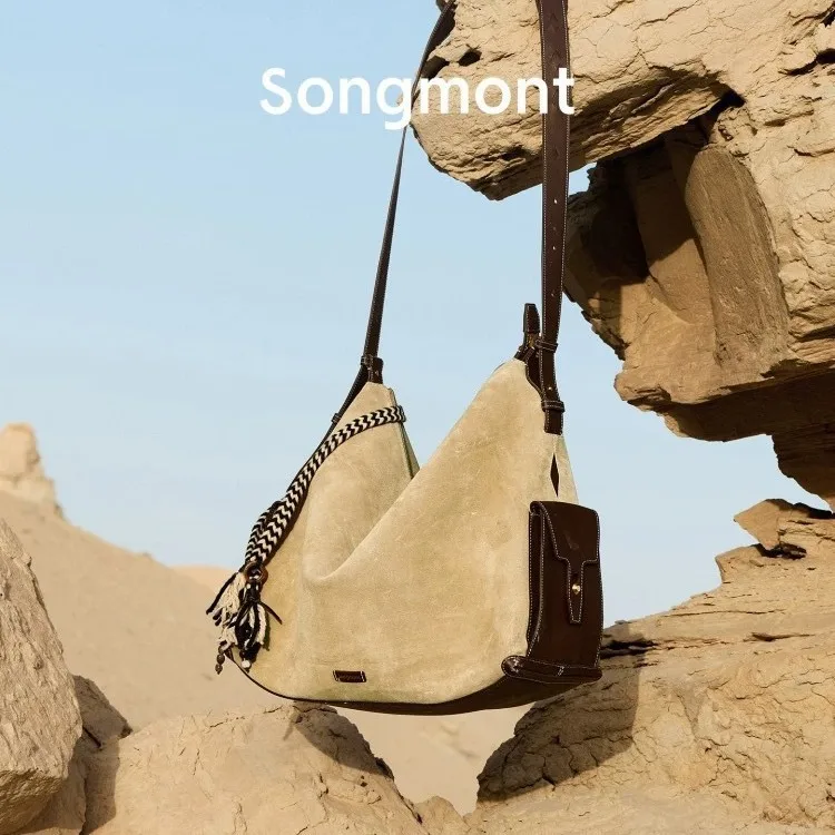 Songmont Track Travel Hobo Bag Large Capacity Slung Computer Bag, Shoulder Bag for Men and Women.