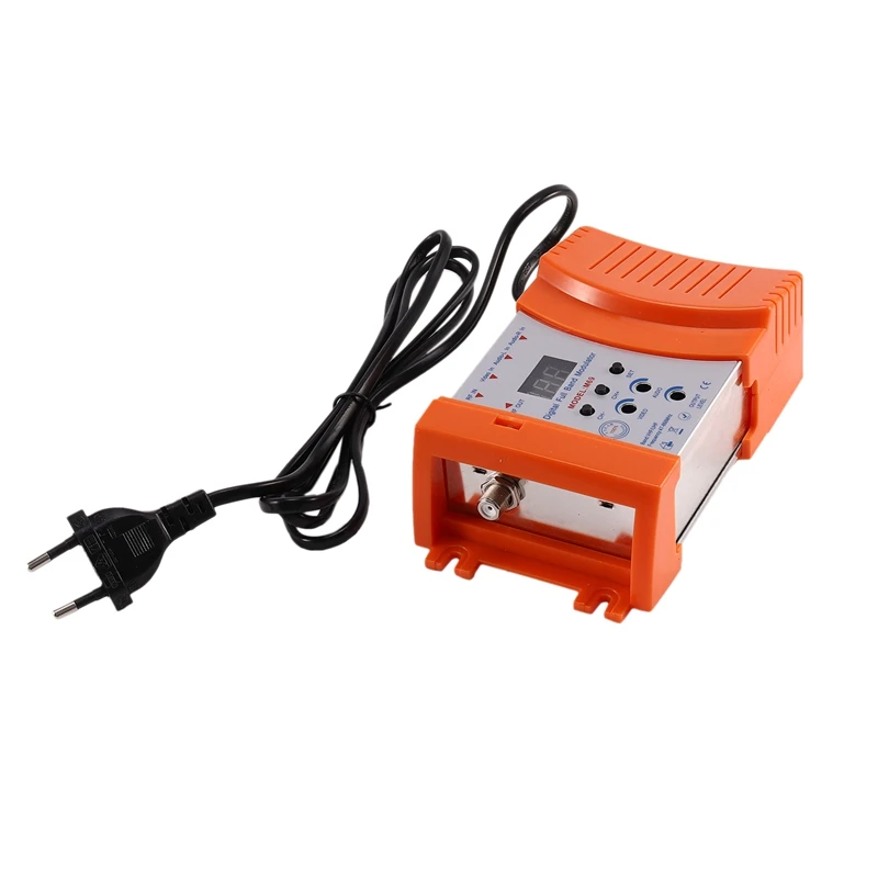 M69 Professional Digital VHF UHF RF Modulator AV To RF Avto TV Converter Adapter(Orange EU Plug)