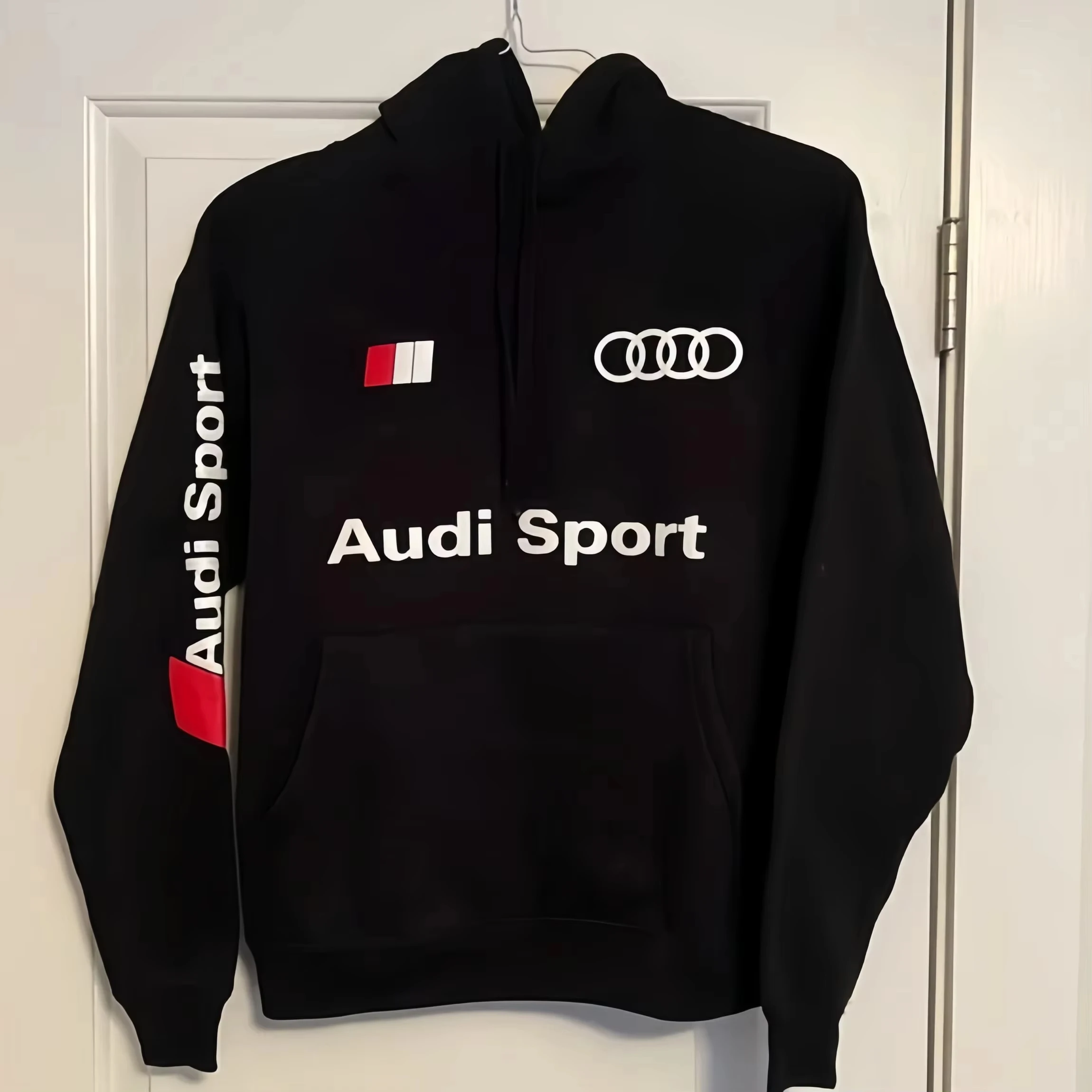 

Audi Car Enthusiast Hoodie, Men's Hoodie for Autumn and Winter, Sporty Outdoor Printed Comfortable Pullover
