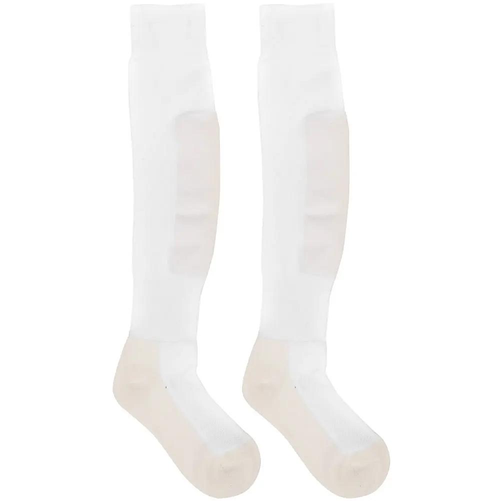 1Pair Socks Padded Fencing Sports Knee High Over-The-Knee Protection Support Non-Slip Thickened Sole Running Football Soccer